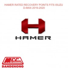 HAMER RATED RECOVERY POINTS FITS ISUZU D-MAX 2016-2020